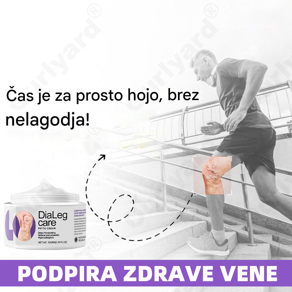 🏆✅ Odobreno s strani NHS – Ourlyard® DiaLeg Care Phyto krema – pomaga pri krčnih žilah, otekanju, krčih in bolečinah v nogah