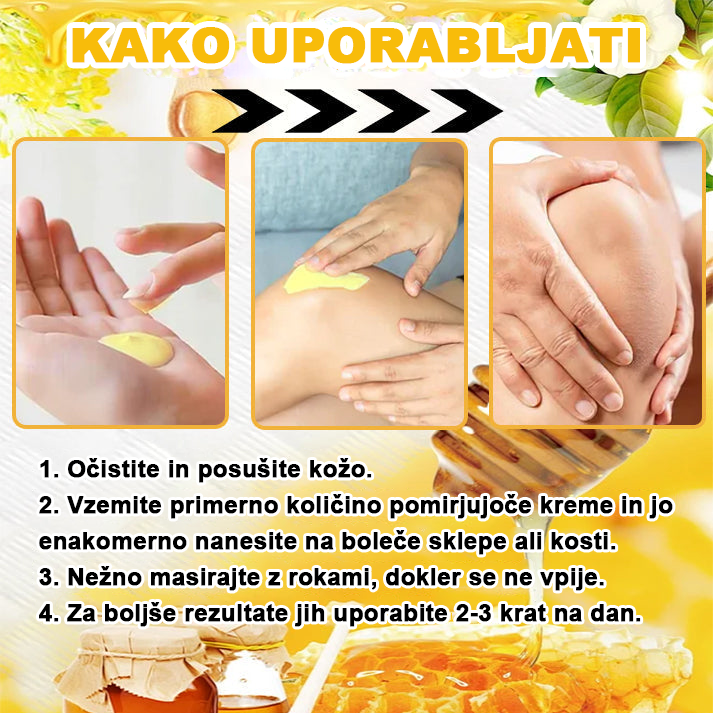 🔥 𝘈𝘦𝘵𝘩𝘦𝘳𝘪𝘴™ Krema za lajšanje artritisa s čebeljim strupom (posebej za starejše odrasle) 🦴– zadnji dan promocije: 70 % popusta 💪