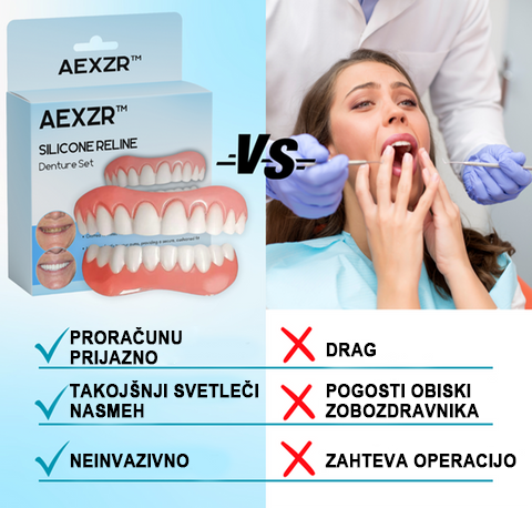 šššššā¢ set silikonskih reline proteza
