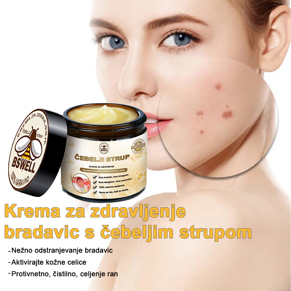 🐝✨𝑩𝑺𝑾𝑬𝑳𝑳® Krema za nego kože z čebeljim strupom👨⚕️ (Priporočena s strani AAD) (🔥 Zadnji dan promocije, prihranite 70%)