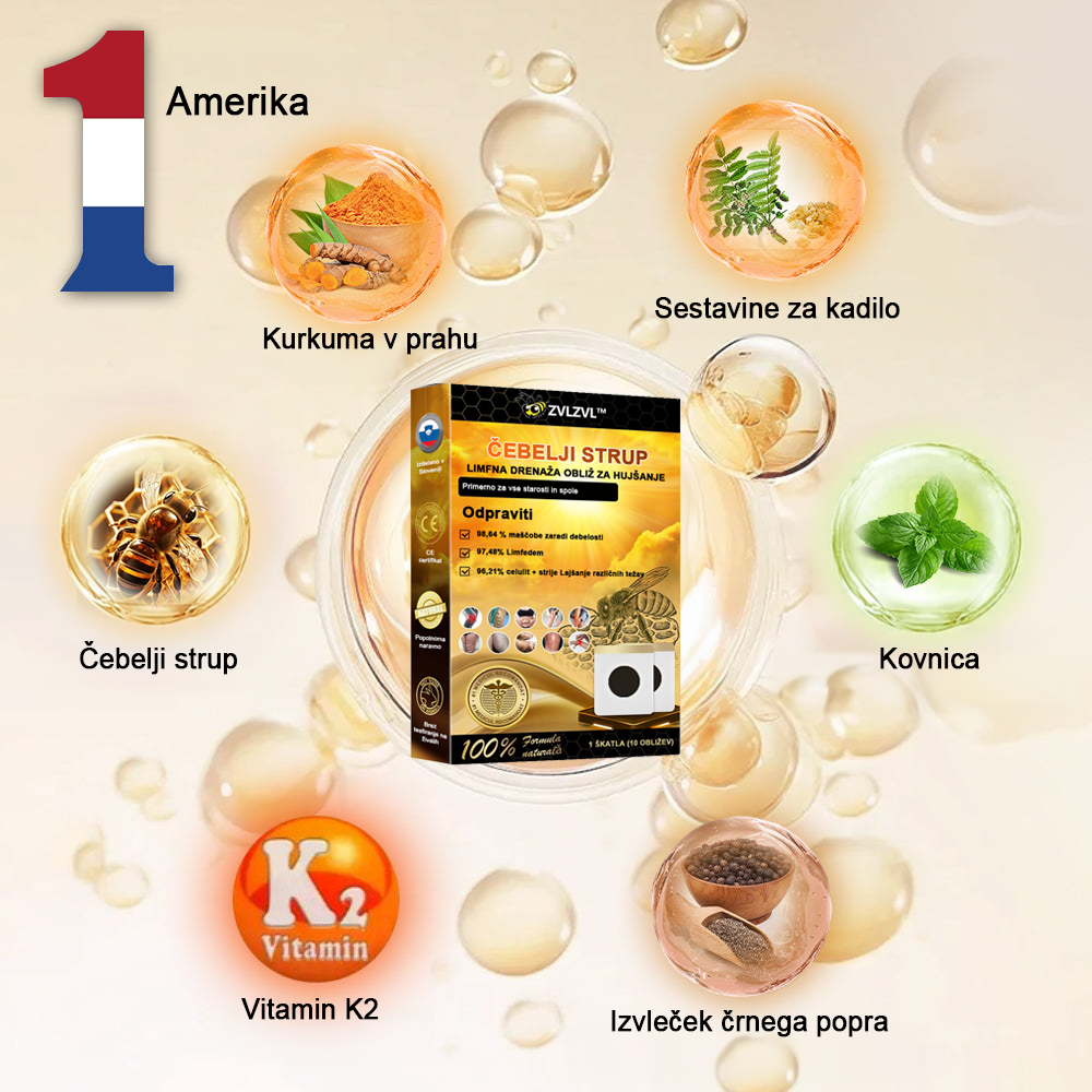 🔥80 % popusta 🌿 ZVLZVL™ obliž za limfno drenažo s čebeljim strupom (primeren za ljudi vseh starosti)