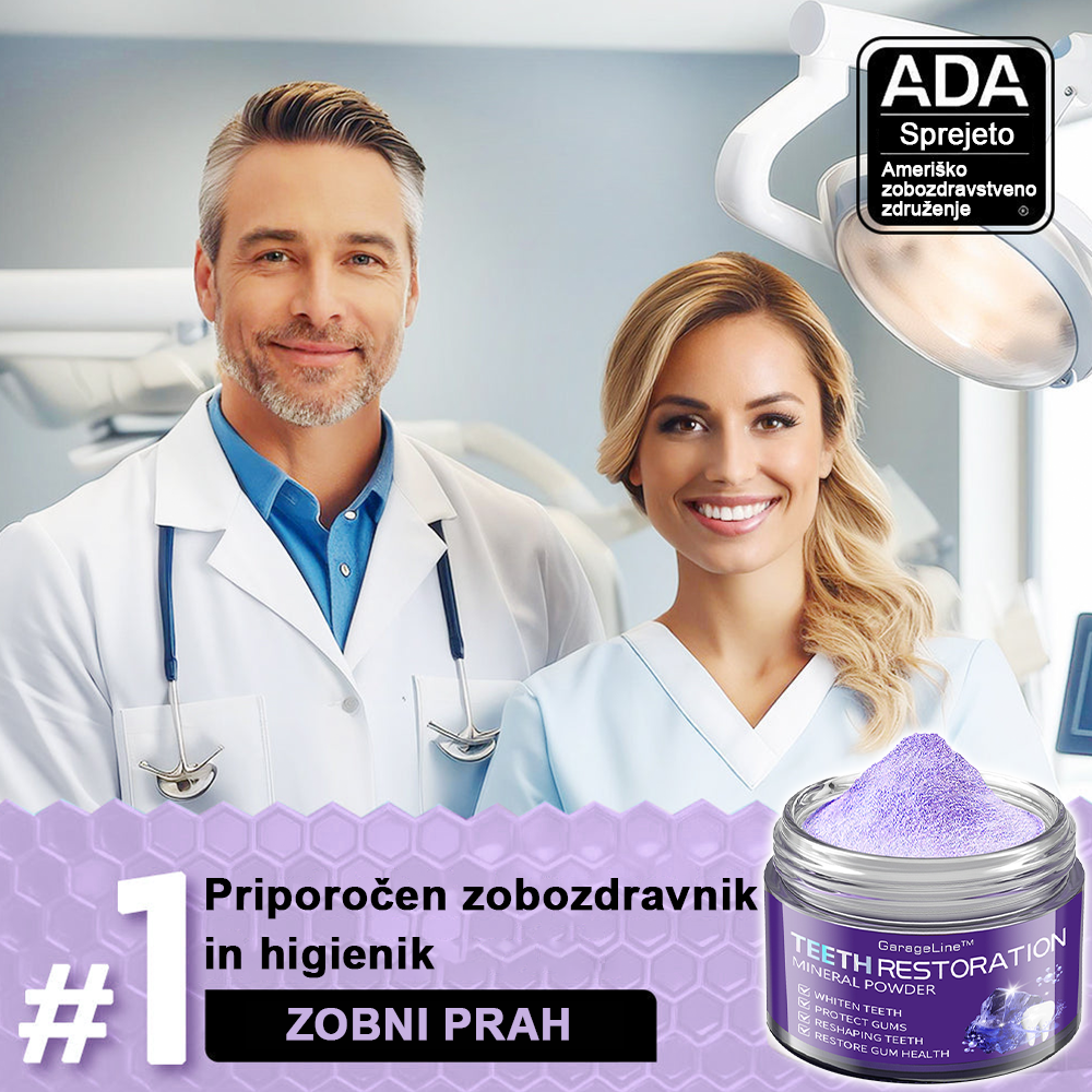 GarageLine™ (priporočeno s strani ADA) Prah za obnovo zobne sklenine (⏰𝐋𝐢𝐦𝐢𝐭𝐚𝐧𝐨 𝐝𝐨𝐥𝐝𝐚𝐧𝐣𝐚 𝐿𝐚𝐬𝐭 𝟑𝟎 𝐦𝐢𝐧𝐮𝐭) 🪥🦷