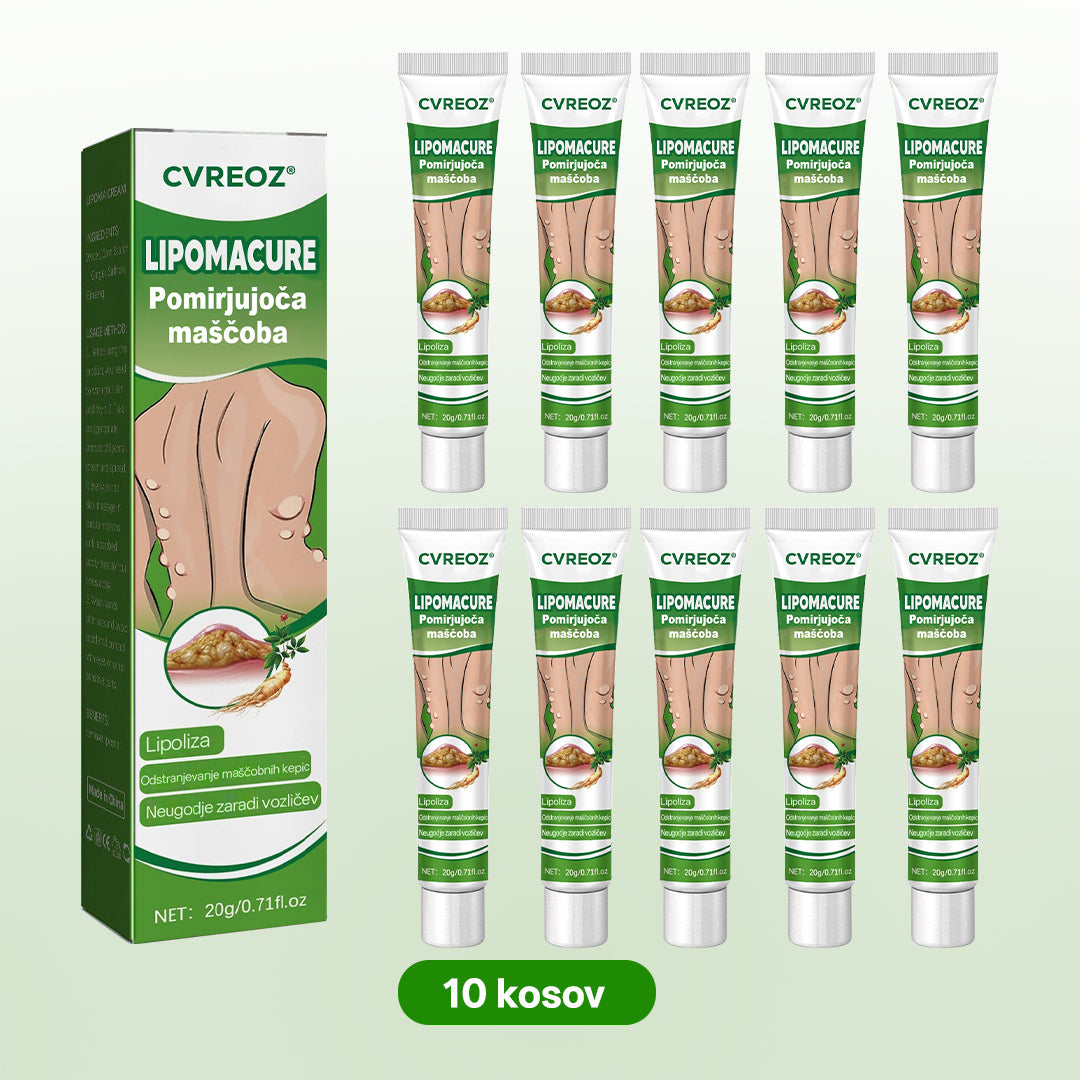 Cvreoz® KnotAway Pomirjevalno Mazilo – Pomirjevalno Mazilo za Naravno Zmanjšanje Lipomov🌿