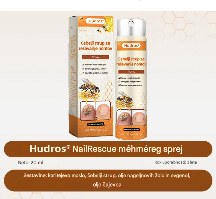 💥 2025 Omejeno 70 % CENEJE ️⏳ Ceoerty® NailRescue Kolirin pršilo proti glivicam s čebeljim strupom 💥 Vse težave z nohti lahko pozdravite v 2 tednih