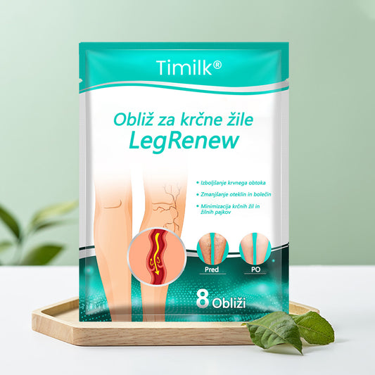 Timilk® LegRenew obliž za krčne žile izboljša zdravje ven in odpravi krčne žile – brez operacije