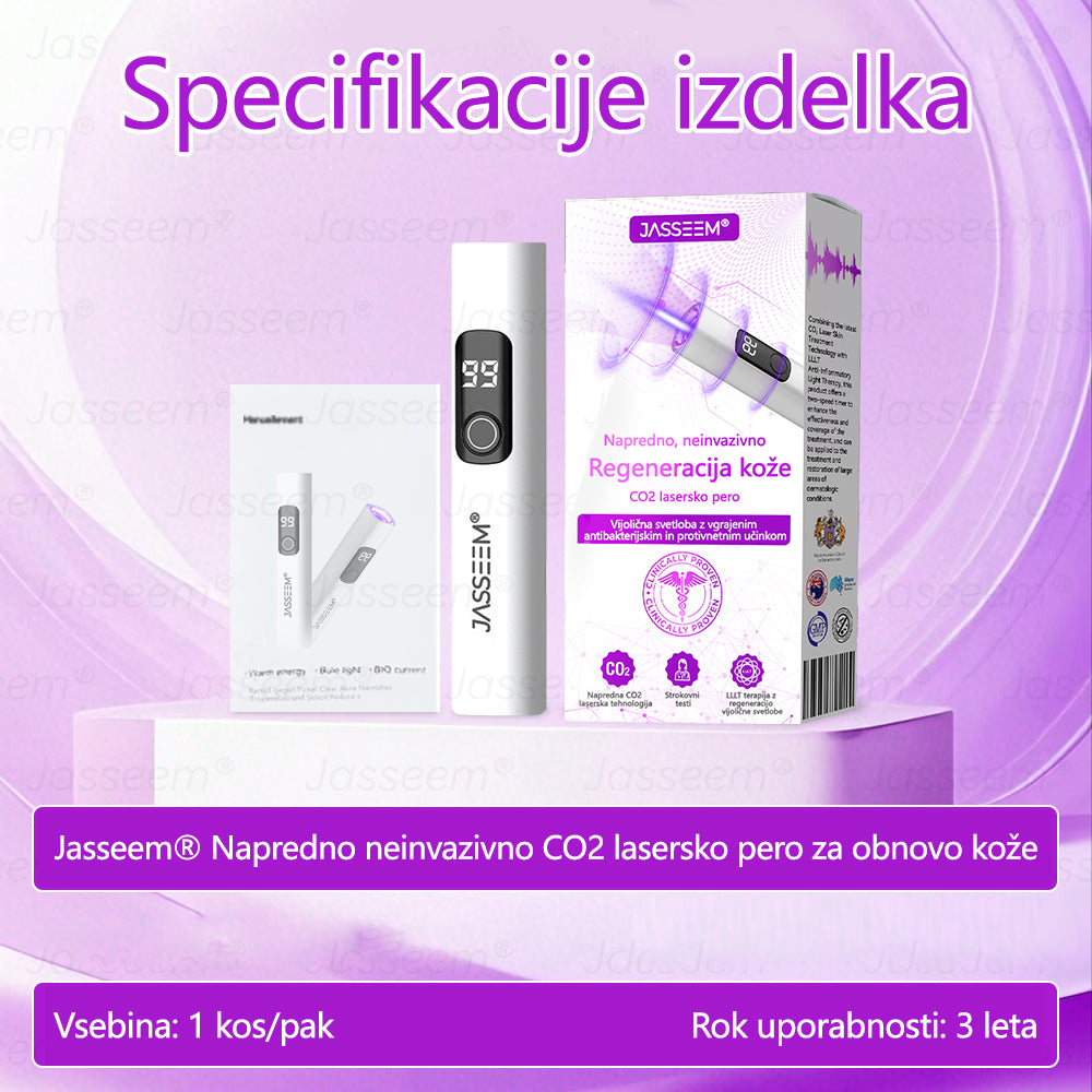 𝐉𝐚𝐬𝐬𝐞𝐞𝐦® Napredni neinvazivni CO₂ laserski pisalo za obnovo kože 🛫 (Nežno odstrani bradavice, materina znamenja, starostne pege in kožne izrastke – brez bolečin in brez kompliciranja!)