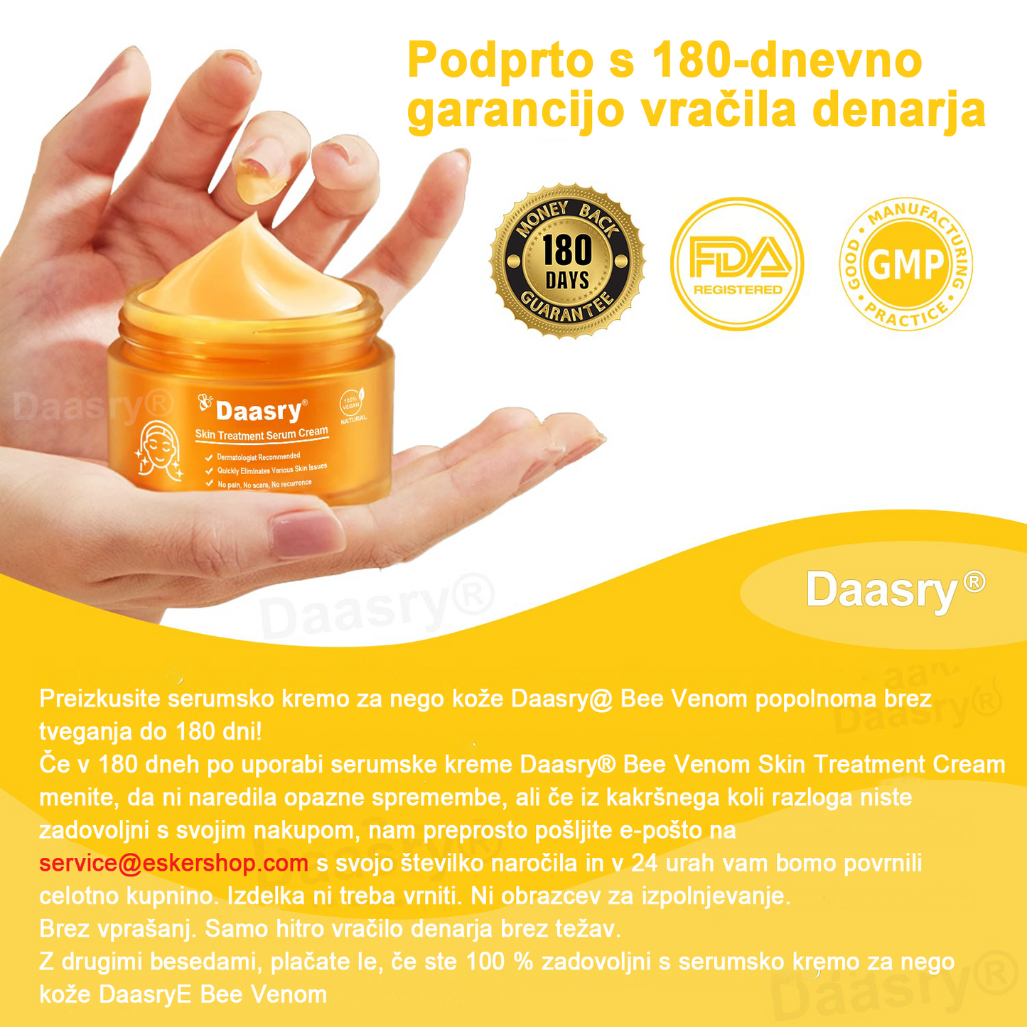 Daasry® Cebelji Strup Kožna Terapija Serum Krema👨⚕️ (Primerno za vse starosti & priporočeno s strani EMA)