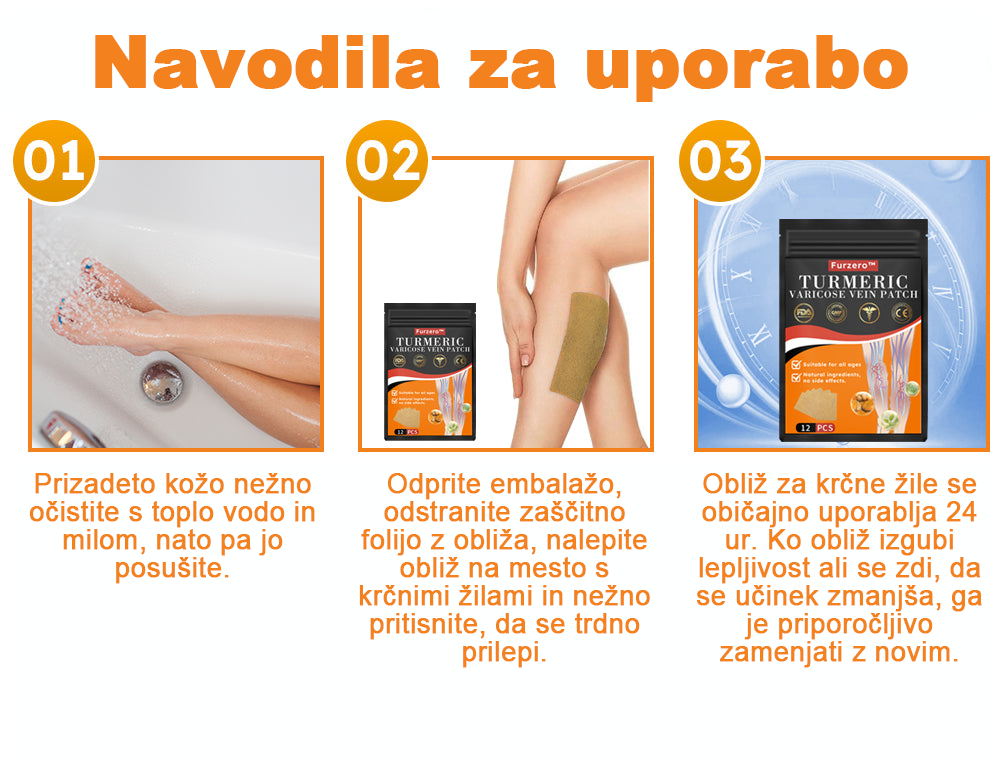🏆𝙁𝙪𝙧𝙯𝙚𝙧𝙤™ obliž za krčne žile s kurkumo💎Časovno omejen 60 % popust💎