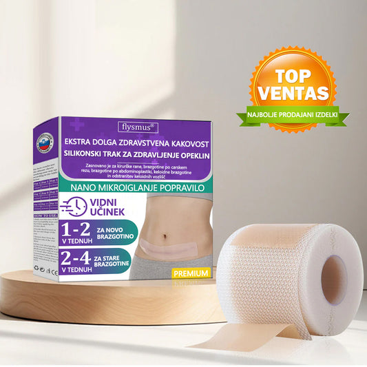 🏷️ Uradna Trgovina: flysmus® ReGen Mikronadlaste Ploščice z Nano-Hialuronsko Kislino (Nano-Heal) 💝 Zdravljenje novih in starih brazgotin, zmanjševanje kirurških brazgotin, strij, keloidov, aken, opeklin, bradavic, dermatomov in krčnih žil