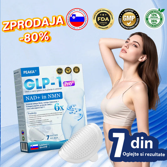 【Zadnji dan promocije 80% POPUSTA 🥇】PEAKA® GLP-1 & NAD+ NANO IGLIČNI OBLIŽ za hujšanje in zdravje  (Brez bolečin. 24/7 sproščanje | Hitra izguba 20 lbs | 90% padec sladkorja)