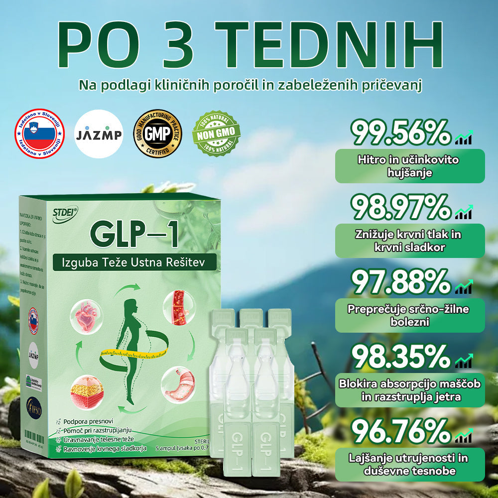 ✅Več kot 100.000 priporočil | Uradna trgovina | 𝑆𝑇𝐷𝐸𝐼® 💎💎💎 𝐺𝐿𝑃-1 𝐼𝑧𝑔𝑢𝑏𝑎 𝑇𝑒ž𝑒 𝑈𝑠𝑡𝑛𝑎 𝑅𝑒š𝑖𝑡𝑒𝑣 - Debelost, bolezni srca in ožilja, diabetes, spalna apneja, težave s sklepi in še več