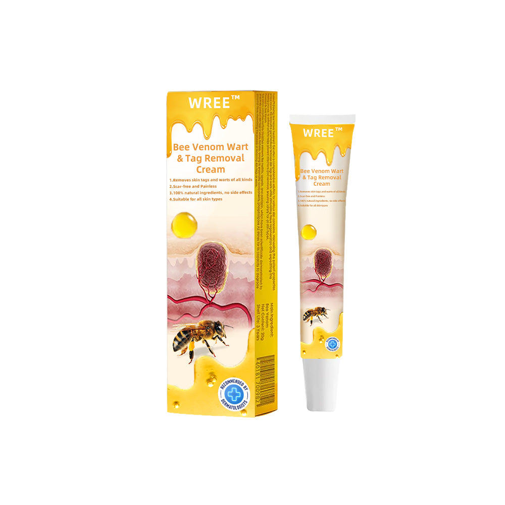 🌺𝙒𝙍𝙀𝙀™ Krema za odstranjevanje bradavic in oznak s čebeljim strupom (👨⚕Primerna za vse tipe kože)🐝(🔥Promocija zadnji dan 70% popust)