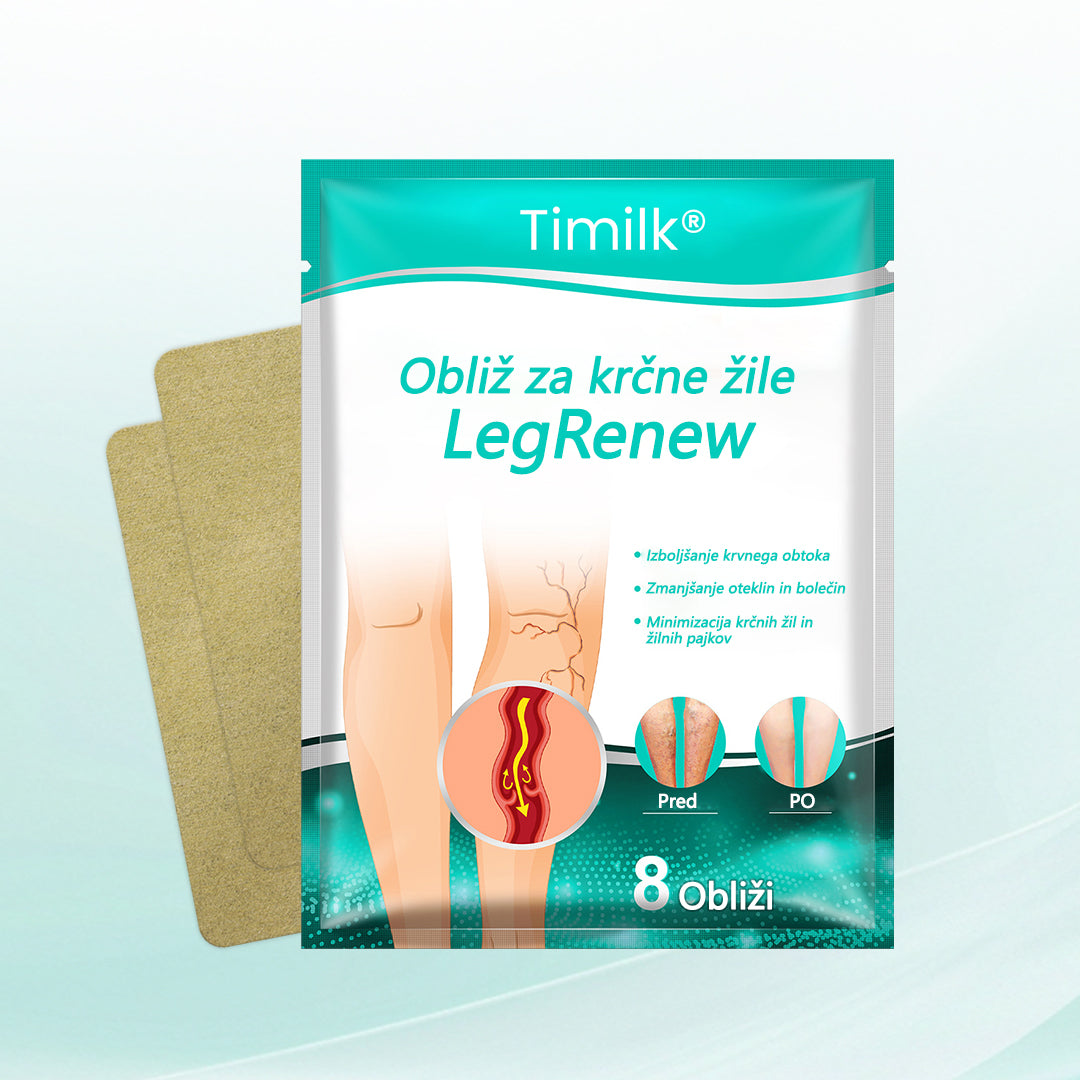Timilk® LegRenew obliž za krčne žile izboljša zdravje ven in odpravi krčne žile – brez operacije