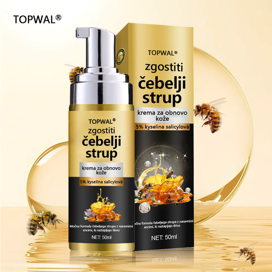 🌟 TOPWAL® Condense Krema za obnovo kože z čebeljim strupom 🌿 Spodbuja regeneracijo kože 💧 Globoko vlaži in neguje ✨ Zmanjšuje drobne gube in linije 🐝 Obogatena z naravnim čebeljim strupom ✔️ Primerna za vse tipe kože, tudi občutljivo