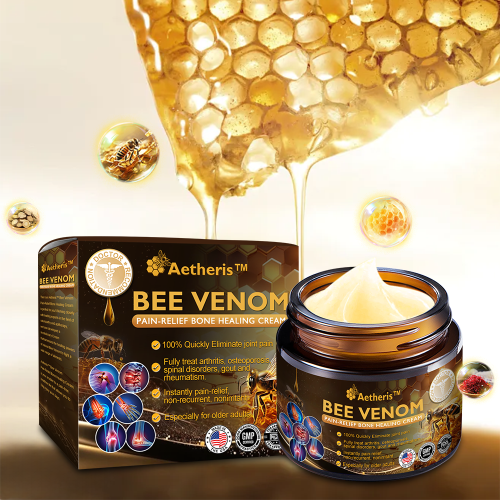 🔥 𝘈𝘦𝘵𝘩𝘦𝘳𝘪𝘴™ Krema za lajšanje artritisa s čebeljim strupom (posebej za starejše odrasle) 🦴– zadnji dan promocije: 70 % popusta 💪