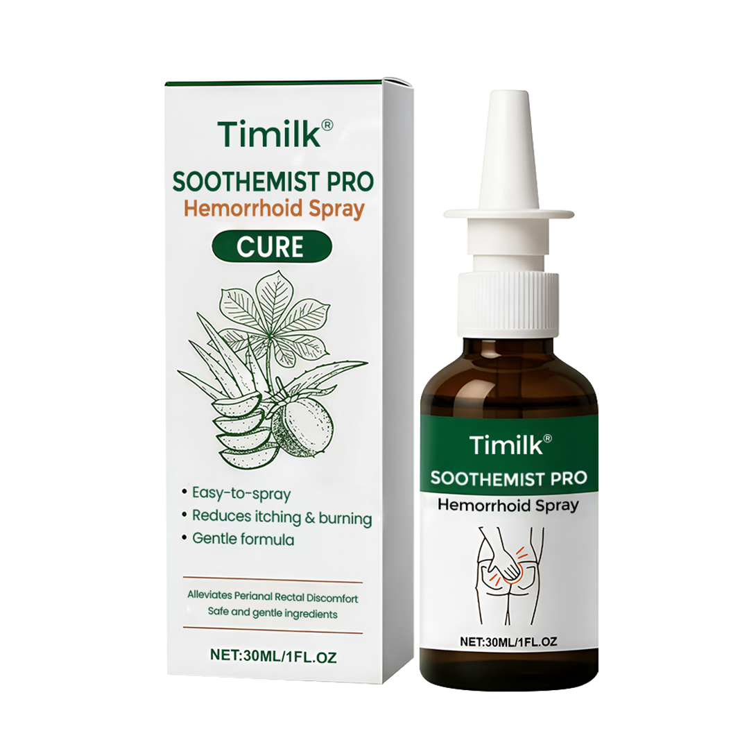 Twinsun® SootheMist PRO – Hitro olajšanje bolečin in krvavitev pri hemoroidih 🔥 100 % naravno zeliščno, brez dodatkov, certificirano s strani JAZMP 🌿