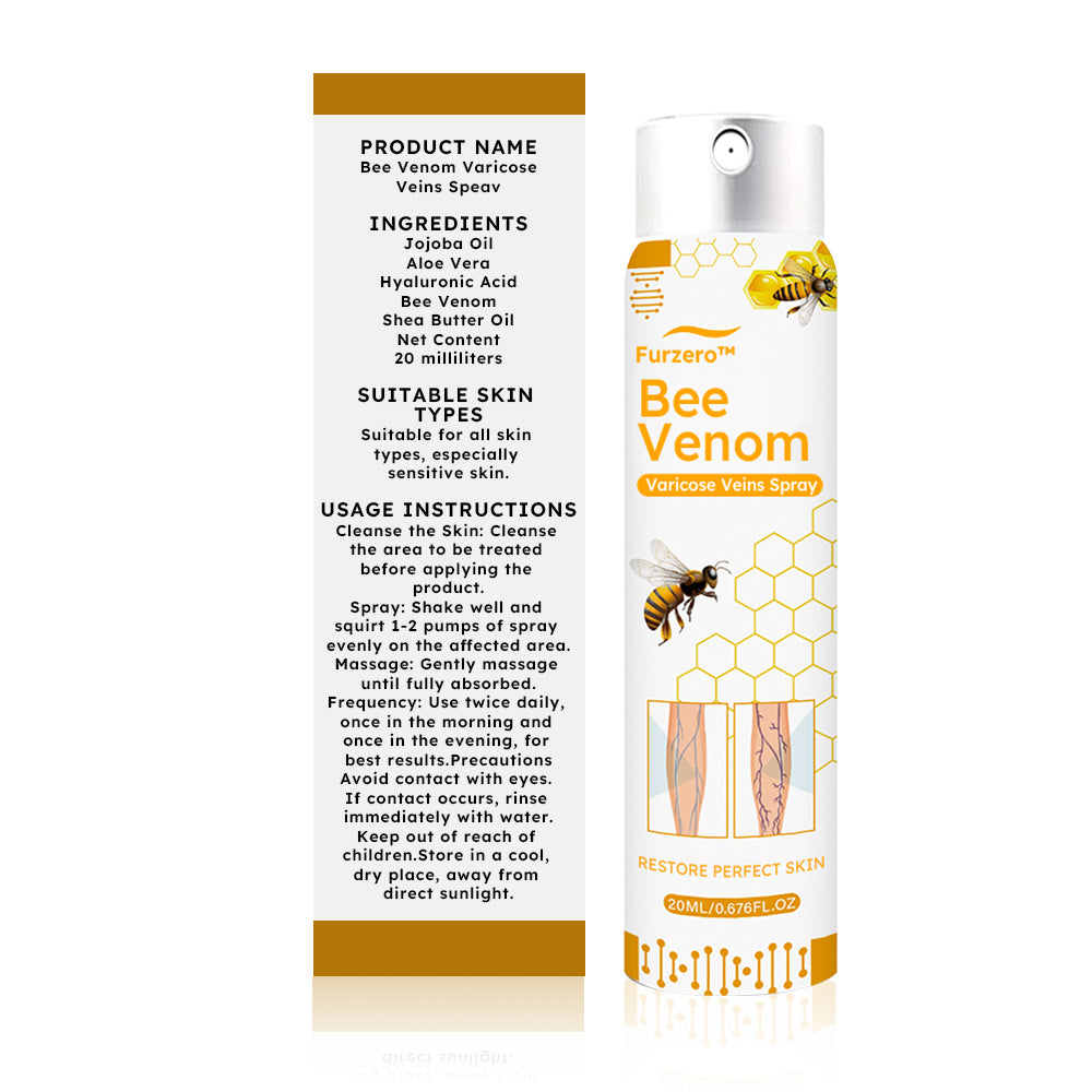 【✨Plačilo po povzetju✨】𝙁𝙪𝙧𝙯𝙚𝙧𝙤™ Pršilo za krčne žile s čebeljim strupom 🐝