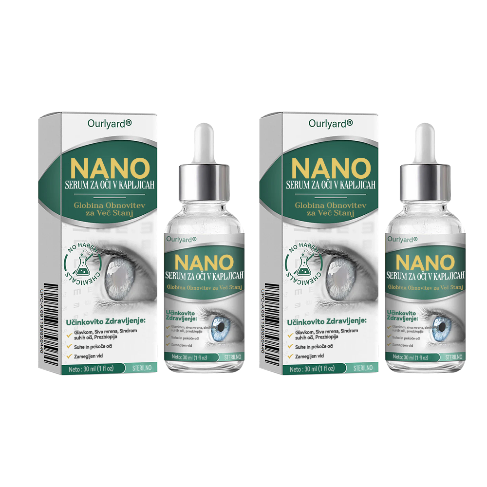 👩⚕️Ourlyard® Nano kapljice za oči ✅Odobreno s strani EMA (primerno za daljnovidnost, sindrom suhega očesa, glavkom in sivo mreno) ☘️