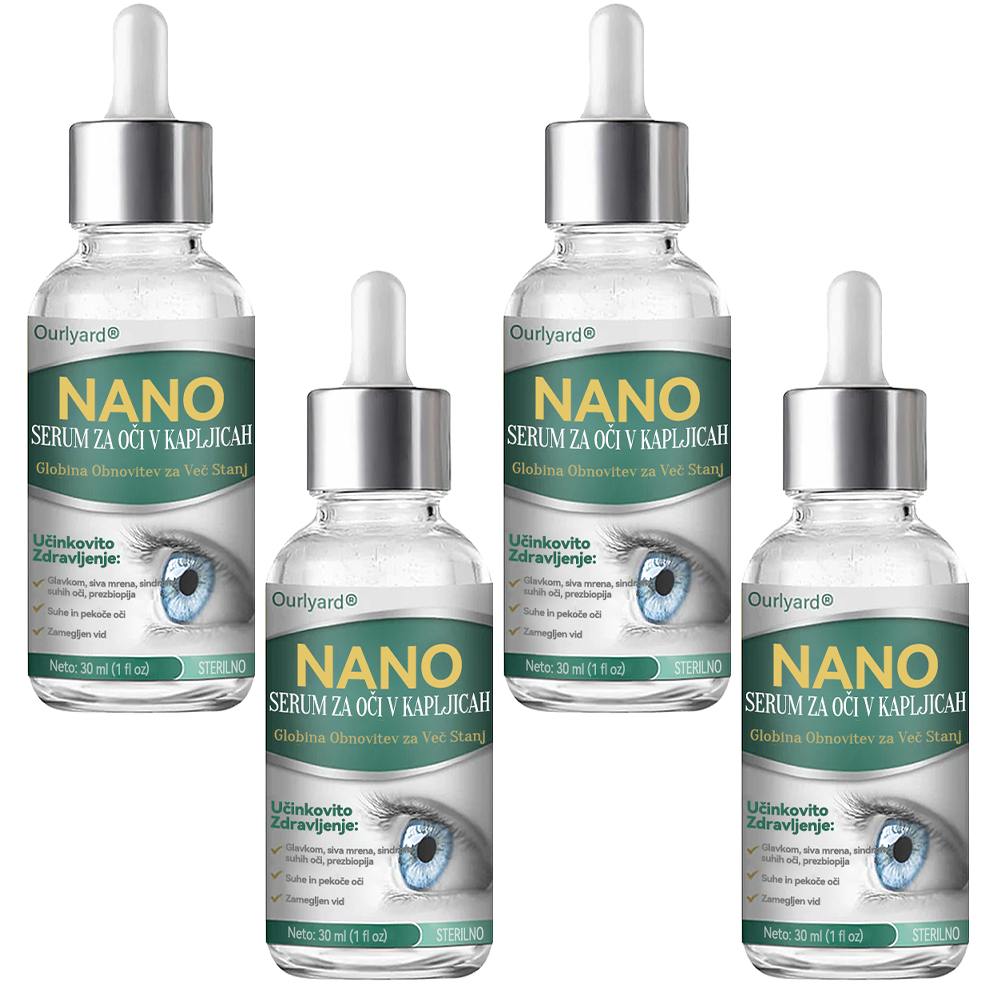 👩⚕️Ourlyard® Nano kapljice za oči ✅Odobreno s strani EMA (primerno za daljnovidnost, sindrom suhega očesa, glavkom in sivo mreno) ☘️