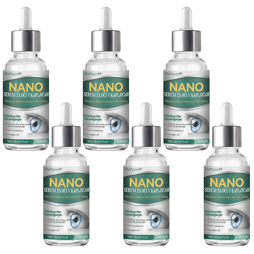 👩⚕️Ourlyard® Nano kapljice za oči ✅Odobreno s strani EMA (primerno za daljnovidnost, sindrom suhega očesa, glavkom in sivo mreno) ☘️