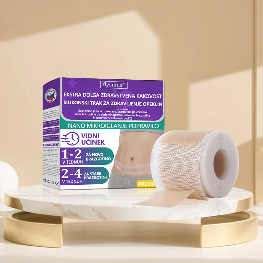 🏷️ Uradna Trgovina: flysmus® ReGen Mikronadlaste Ploščice z Nano-Hialuronsko Kislino (Nano-Heal) 💝 Zdravljenje novih in starih brazgotin, zmanjševanje kirurških brazgotin, strij, keloidov, aken, opeklin, bradavic, dermatomov in krčnih žil