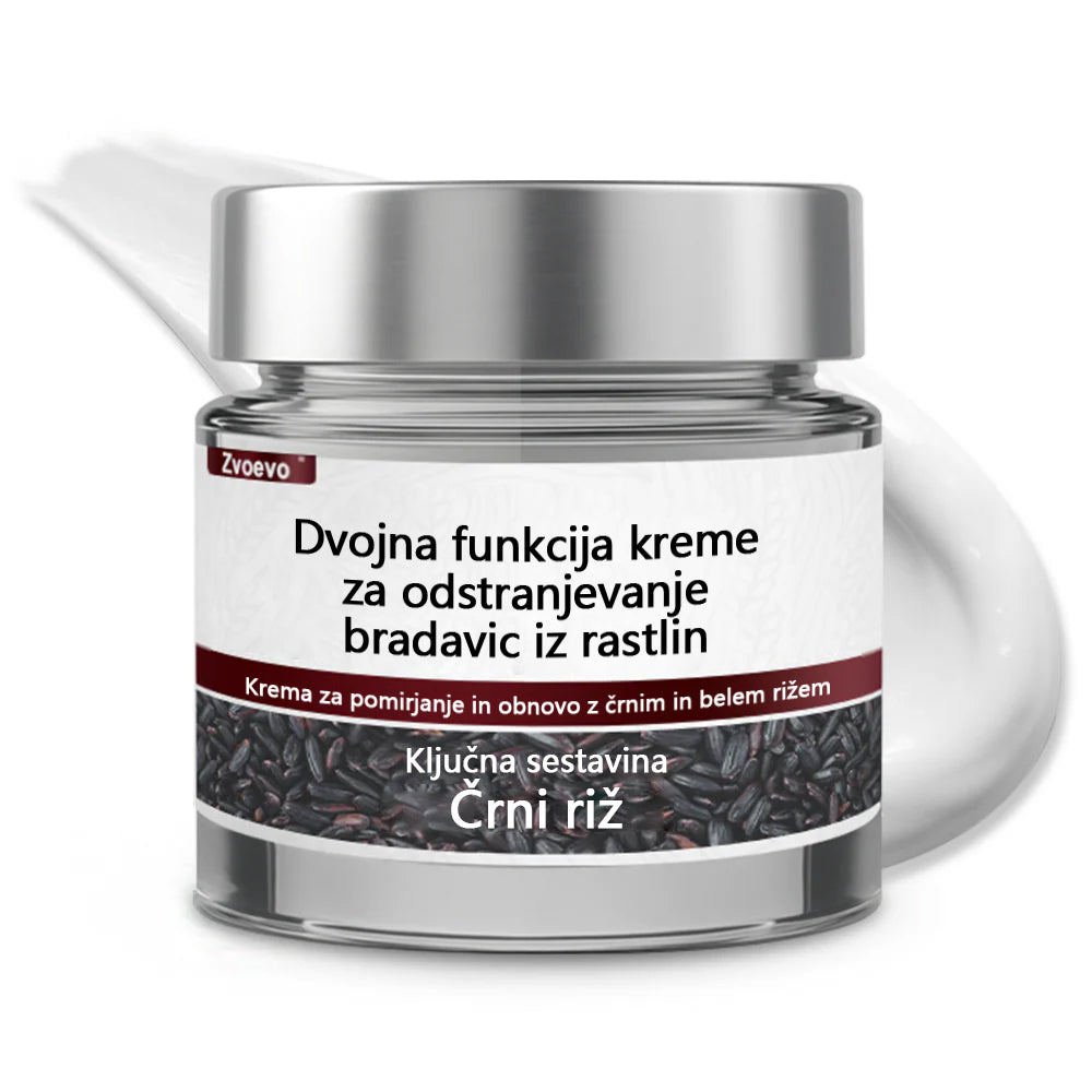 Zvoevo® Black Rice Skin Repair Essence Cream ⚕️ Certificirano pri EU (Odstranjuje bradavice in kožne izrastke, lajša luskavico, izboljšuje kopičenje keratina in folikularno keratinizacijo, posvetli pigmentacijo, sončne pege in starostne pege)