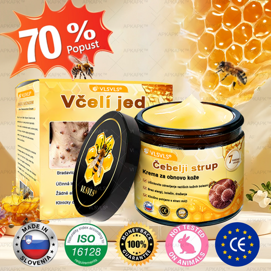 VLSVLS® krema za obnovo kože s čebeljim strupom 🔥 ZADNJI DAN 80% CENEJE 🐝🐝