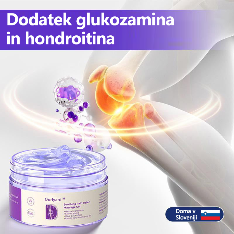 Ourlyard™ Masažni gel za lajšanje bolečin pri artritisu s kurkumo in emujevim oljem 💎 (zmanjšuje otekanje sklepov, bolečino, okorelost, rdečico, toploto, bolečino in utrujenost sklepov) 🦴