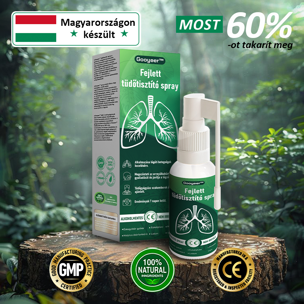 🍀 𝐆𝐨𝐨𝐲𝐞𝐞𝐫™ napreden sprej za čiščenje pljuč – podpira zdravje pljuč, bronhijev in nosnih votlin, spodbuja zdravje dihalnega sistema in lažje dihanje.