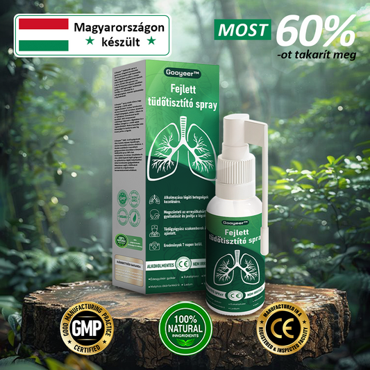 🍀 𝐆𝐨𝐨𝐲𝐞𝐞𝐫™ napreden sprej za čiščenje pljuč – podpira zdravje pljuč, bronhijev in nosnih votlin, spodbuja zdravje dihalnega sistema in lažje dihanje.