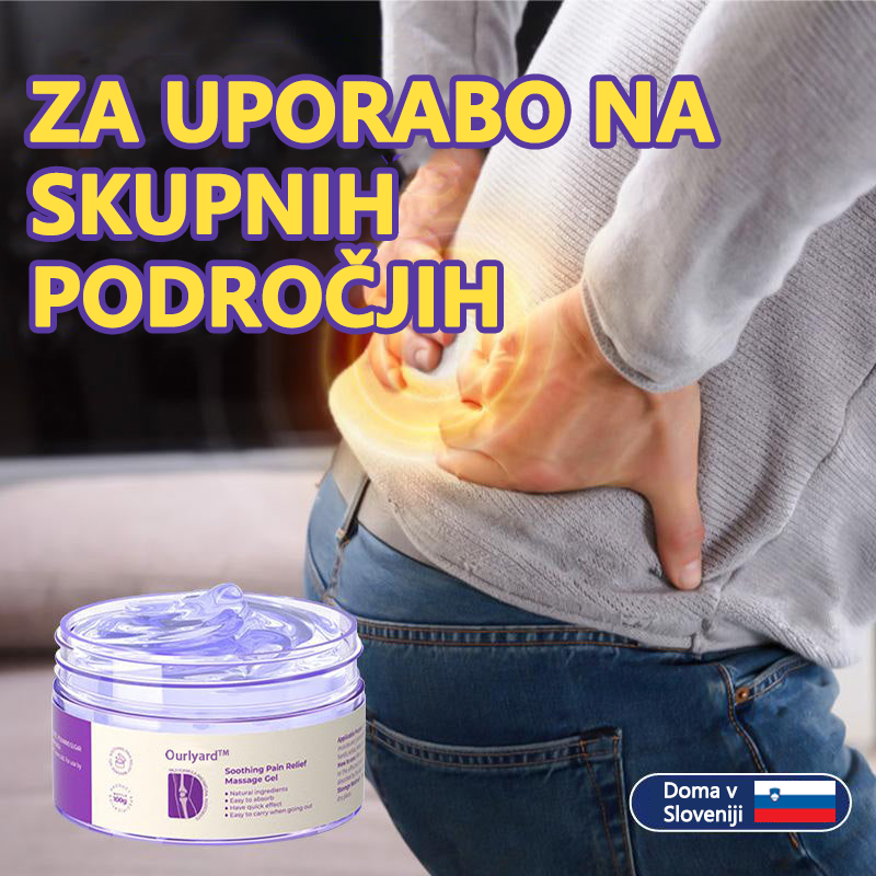 Ourlyard™ Masažni gel za lajšanje bolečin pri artritisu s kurkumo in emujevim oljem 💎 (zmanjšuje otekanje sklepov, bolečino, okorelost, rdečico, toploto, bolečino in utrujenost sklepov) 🦴