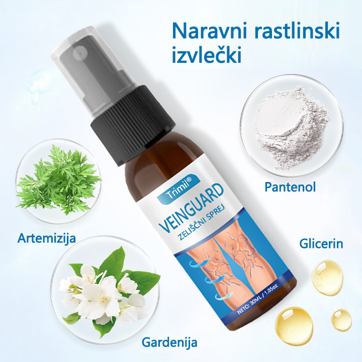 💚Trimil® VeinGuard zeliščni sprej – ✅ Klinično dokazano, da odpravi krčne žile že v 7 dneh! (potrjeno s strani Evropske agencije za zdravila – EMA)