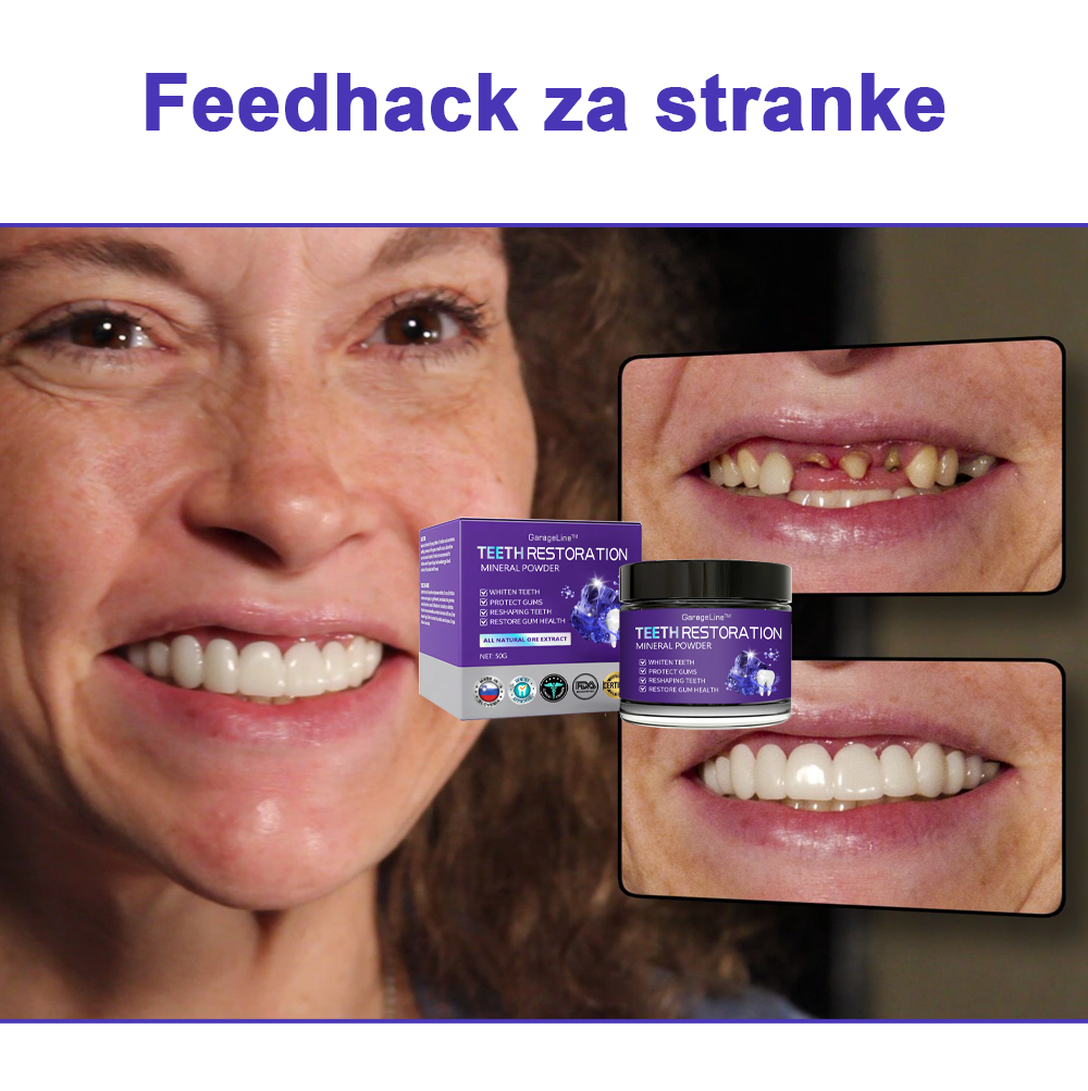 GarageLine™ (priporočeno s strani ADA) Prah za obnovo zobne sklenine (⏰𝐋𝐢𝐦𝐢𝐭𝐚𝐧𝐨 𝐝𝐨𝐥𝐝𝐚𝐧𝐣𝐚 𝐿𝐚𝐬𝐭 𝟑𝟎 𝐦𝐢𝐧𝐮𝐭) 🪥🦷