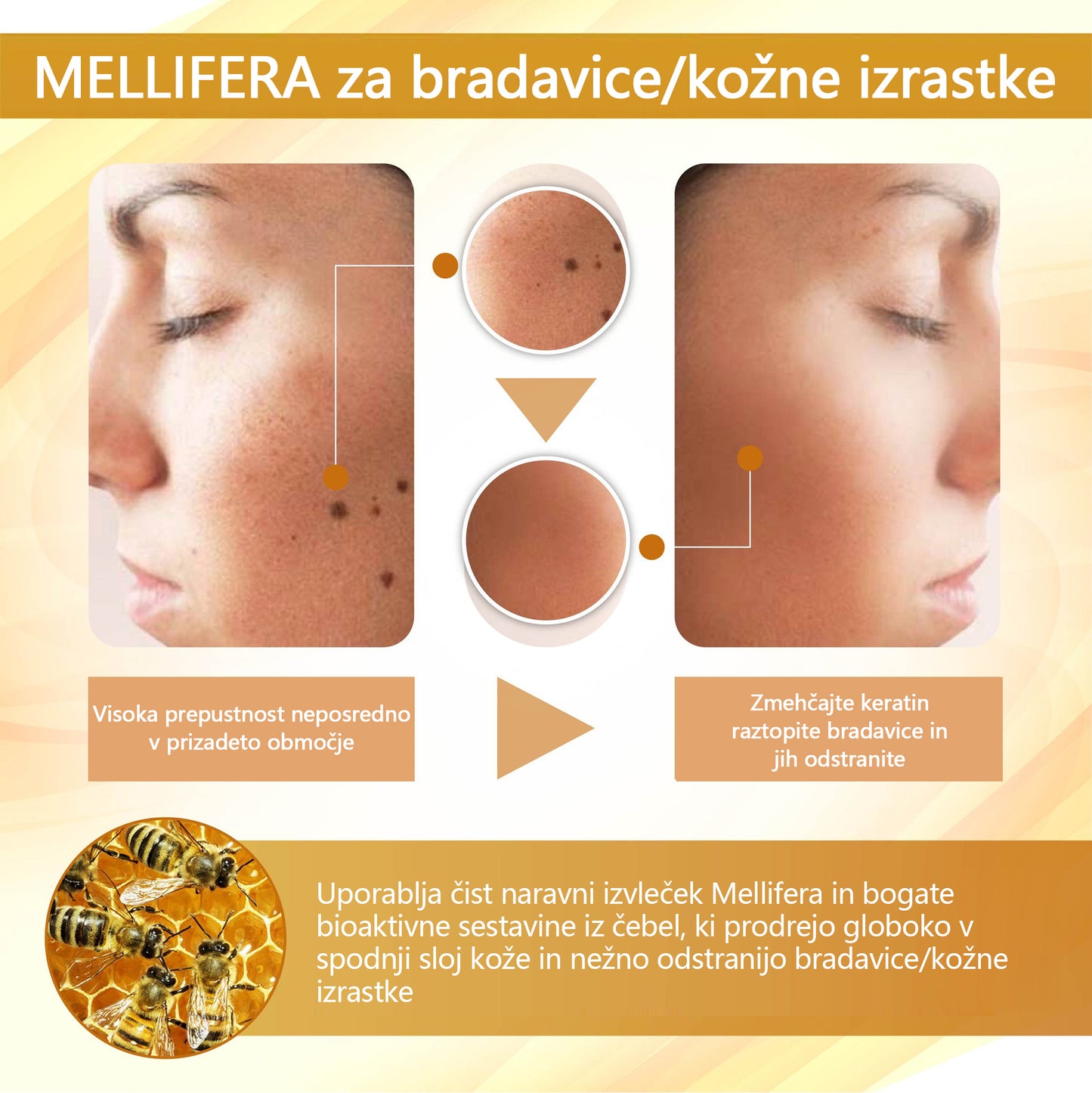 🌟 TOPWAL® Condense Krema za obnovo kože z čebeljim strupom 🌿 Spodbuja regeneracijo kože 💧 Globoko vlaži in neguje ✨ Zmanjšuje drobne gube in linije 🐝 Obogatena z naravnim čebeljim strupom ✔️ Primerna za vse tipe kože, tudi občutljivo