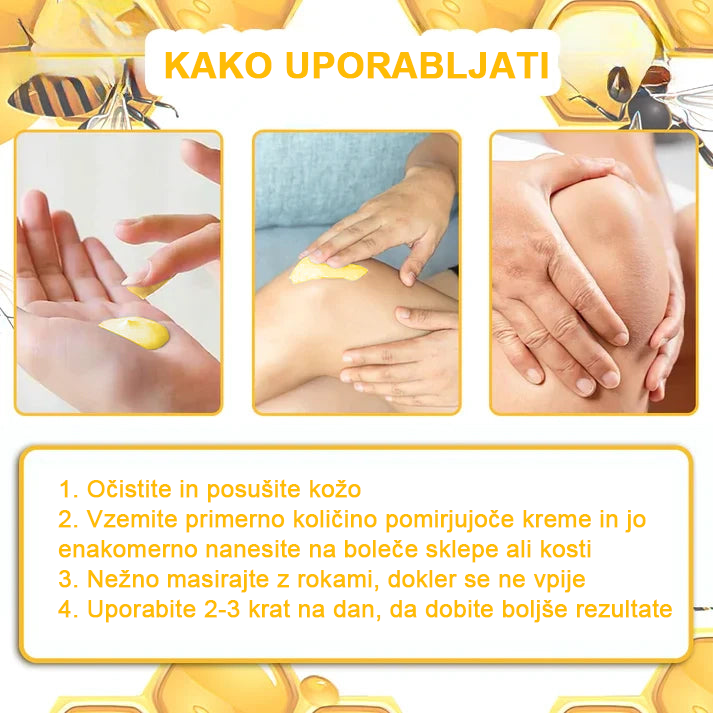 💎𝑭𝑨𝑻𝑶𝑵𝑮® Krema za lajšanje bolečin na osnovi čebeljega strupa, ki lajša bolečine v kosteh (posebej za starejše in priporoča AAOS)🌈