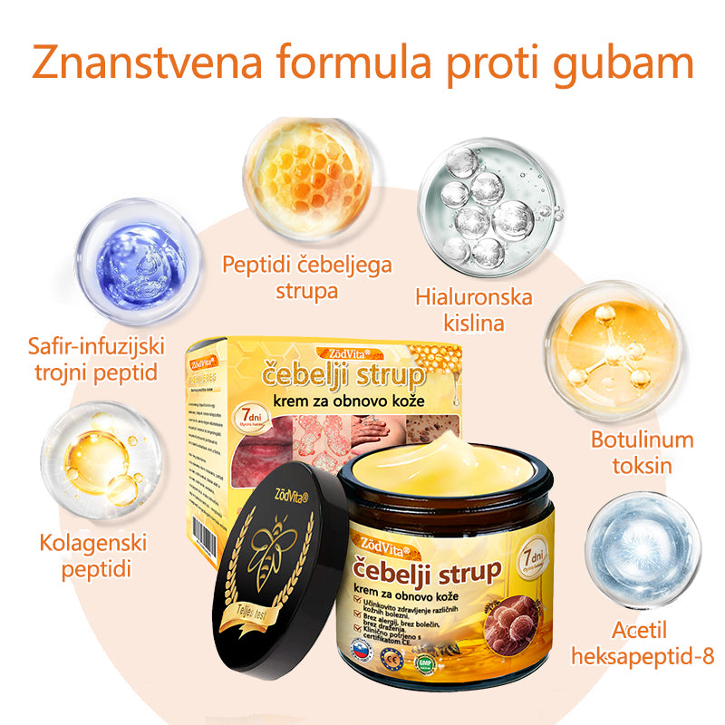 💟 Dermatologi priporočajo ✨ ZödVita® obnavljajoča krema z čebeljim strupom 🔥  CE-certifikat in ga priporoča Slovensko dermatološko društvo (SDD)