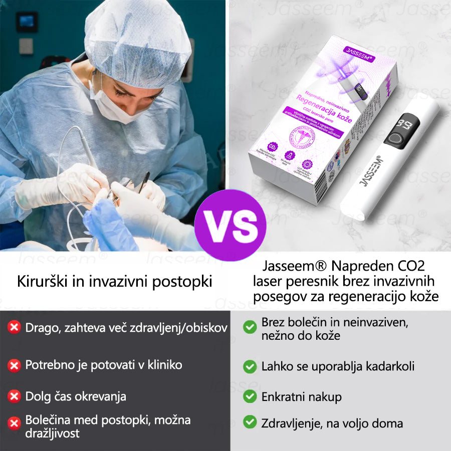 𝐉𝐚𝐬𝐬𝐞𝐞𝐦® Napredni neinvazivni CO₂ laserski pisalo za obnovo kože 🛫 (Nežno odstrani bradavice, materina znamenja, starostne pege in kožne izrastke – brez bolečin in brez kompliciranja!)