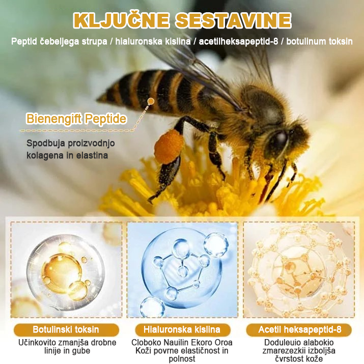 🍀 Zadnji dan promocije: 83 % popust ✨𝐅𝐮𝐫𝐳𝐞𝐫𝐨™ Kremni odstranjevalec gub z čebeljim strupom in botoks učinkom🐝