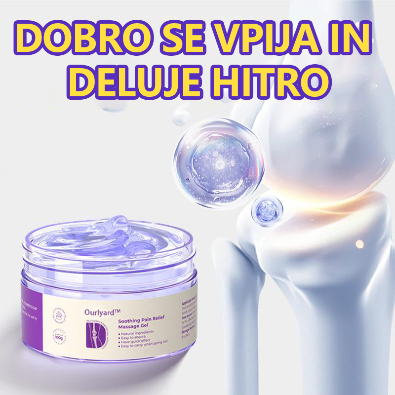 Ourlyard™ Masažni gel za lajšanje bolečin pri artritisu s kurkumo in emujevim oljem 💎 (zmanjšuje otekanje sklepov, bolečino, okorelost, rdečico, toploto, bolečino in utrujenost sklepov) 🦴
