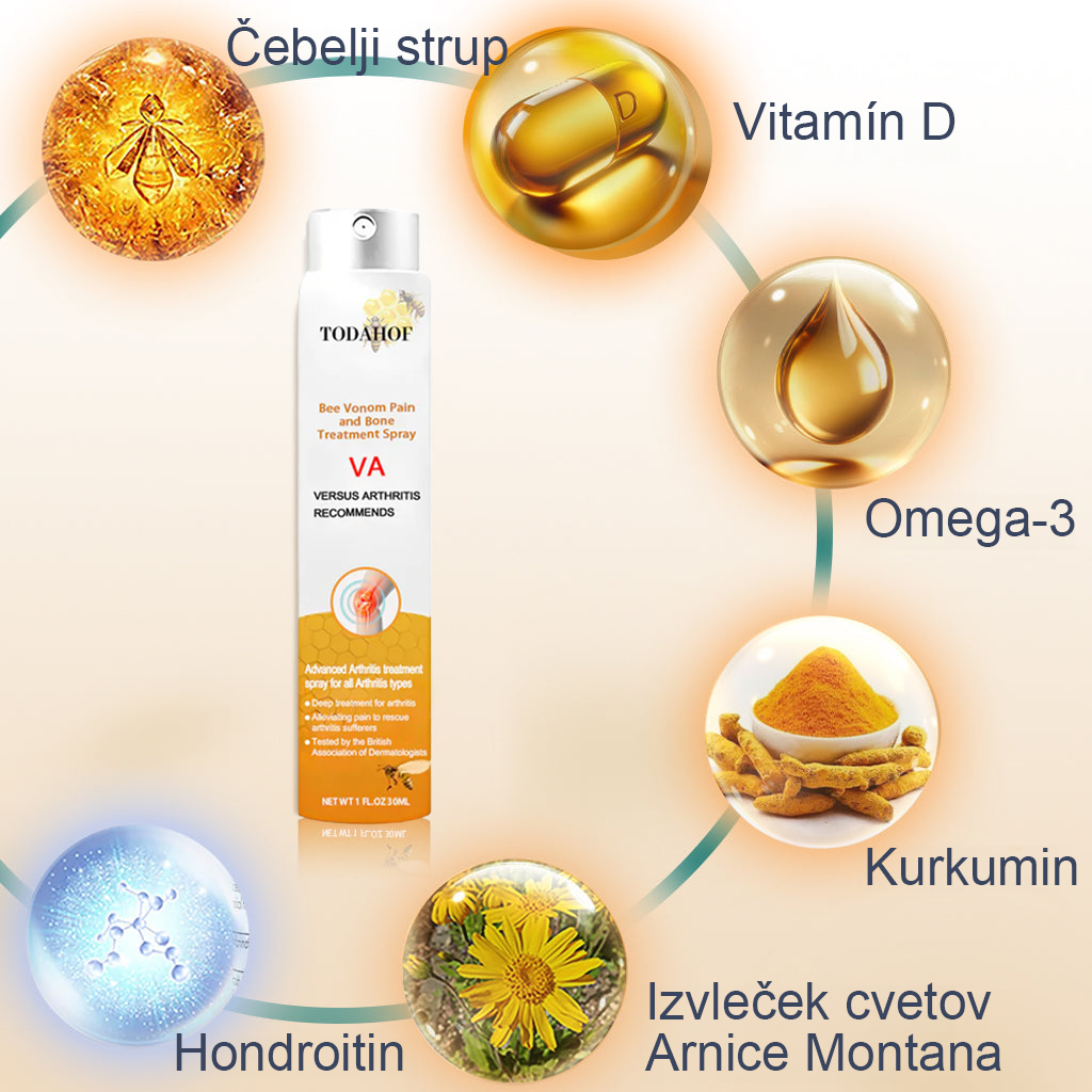 🌿TODAHOF™ Sprej za sklepe s čebeljim strupom💎Primeren za vse starosti🔥 Časovno omejen 75% popust