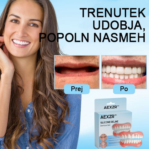 šššššā¢ set silikonskih reline proteza