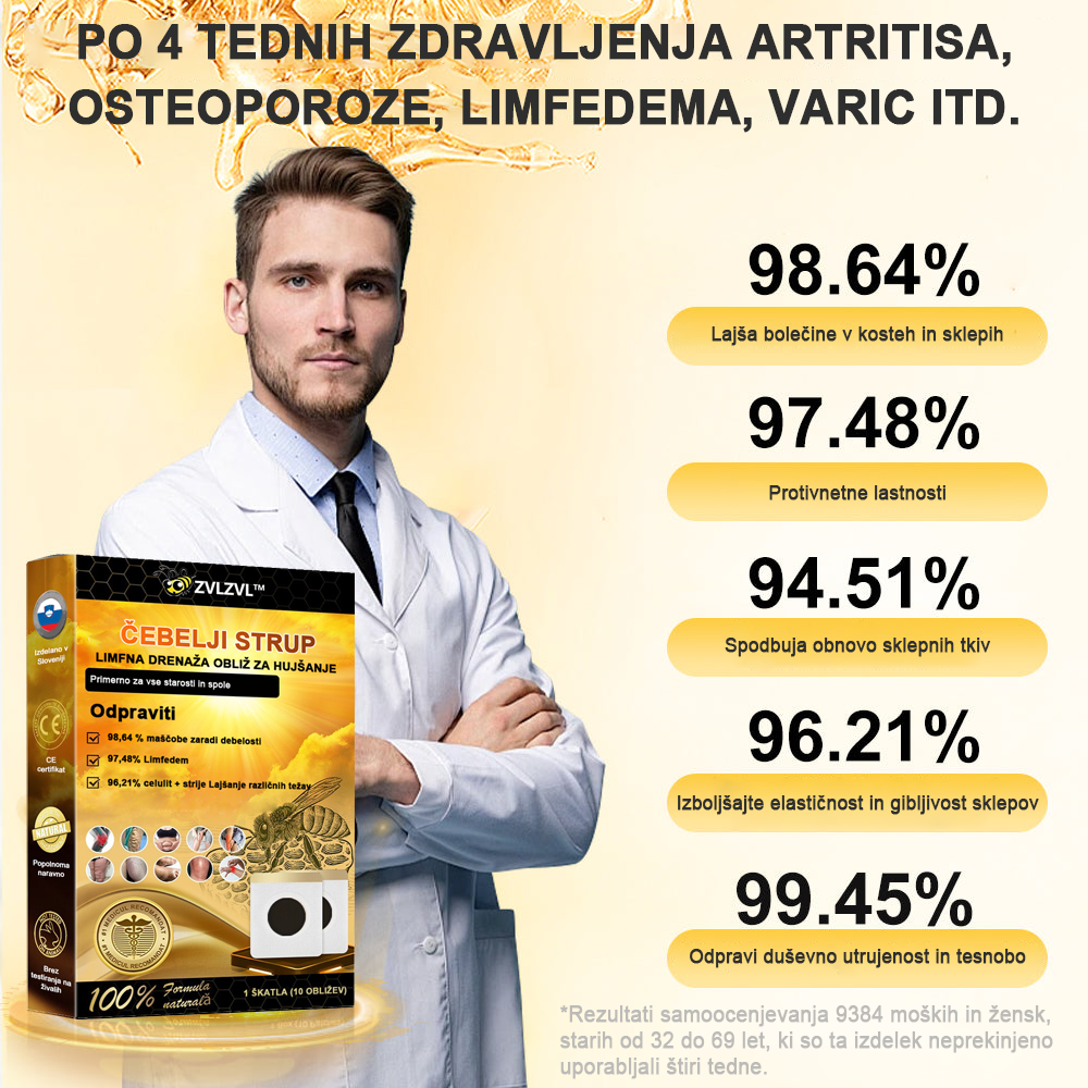 🔥80 % popusta 🌿 ZVLZVL™ obliž za limfno drenažo s čebeljim strupom (primeren za ljudi vseh starosti)