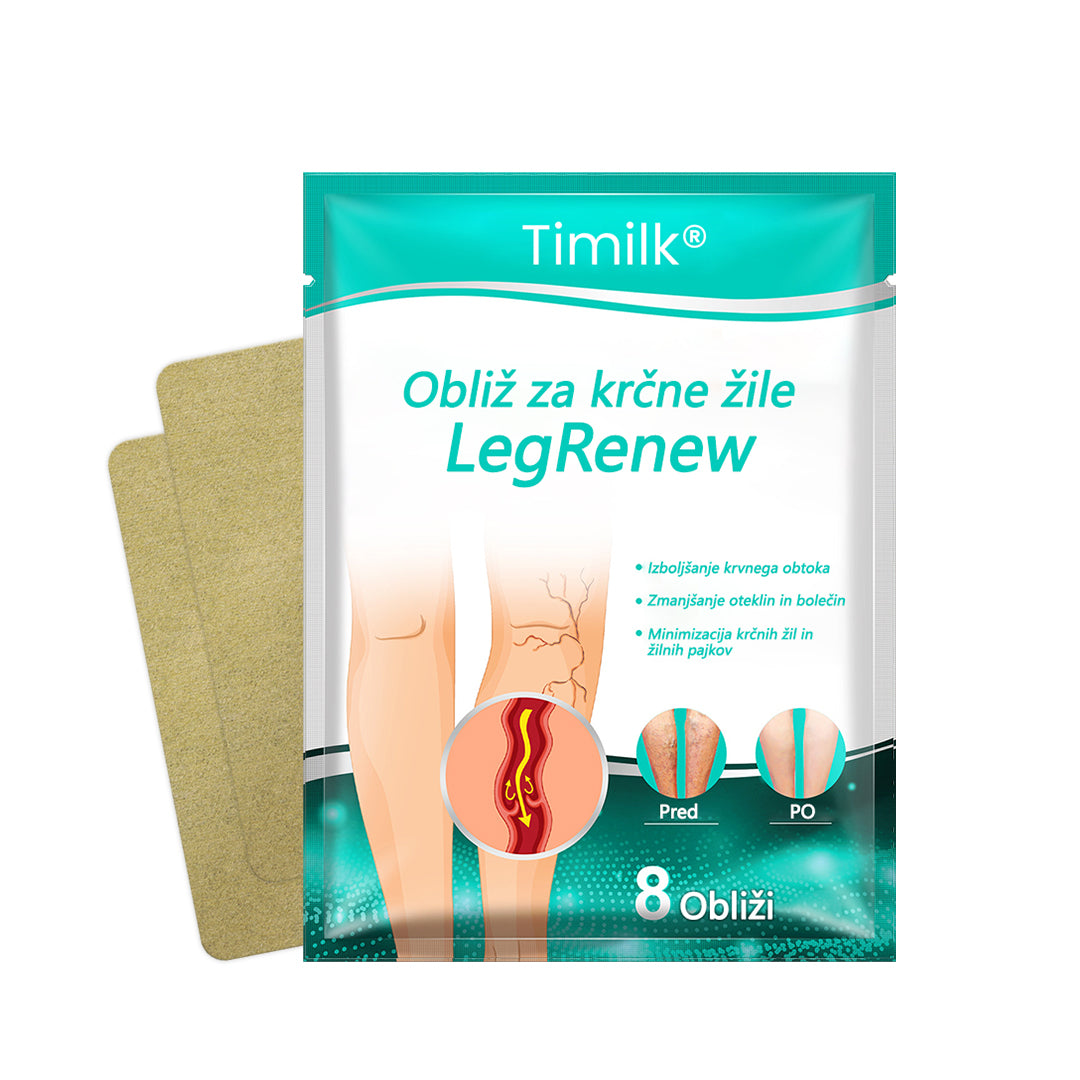 Timilk® LegRenew obliž za krčne žile izboljša zdravje ven in odpravi krčne žile – brez operacije