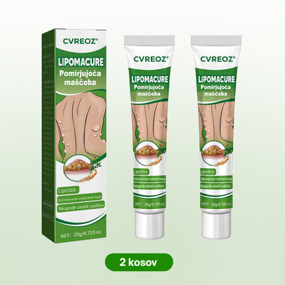 Cvreoz® KnotAway Pomirjevalno Mazilo – Pomirjevalno Mazilo za Naravno Zmanjšanje Lipomov🌿