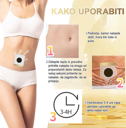 👨‍⚕️80 % popusta - [Razvito v Kaliforniji, ZDA] 🌿 Lepilni trak za limfno drenažo s čebeljim strupom za hujšanje (vse starosti) 🔥