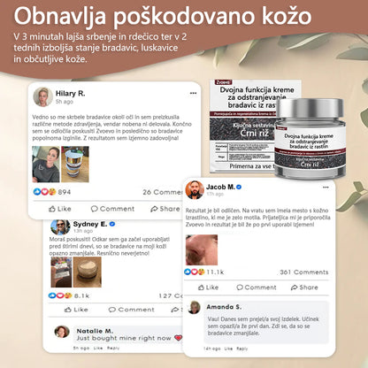 Zvoevo® Black Rice Skin Repair Essence Cream ⚕️ Certificirano pri EU (Odstranjuje bradavice in kožne izrastke, lajša luskavico, izboljšuje kopičenje keratina in folikularno keratinizacijo, posvetli pigmentacijo, sončne pege in starostne pege)