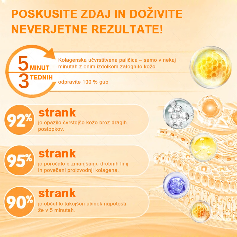 Daasry® Krema z čebeljim strupom vsebuje peptide čebeljega strupa, botulin toksin, hialuronsko kislino in kolagen✨ Za gubice, drobne linije, ohlapno kožo, strije in temne madeže! 💖 Pusti, da tvoja koža postane bolj čvrsta, napeta in sijoča! ✨