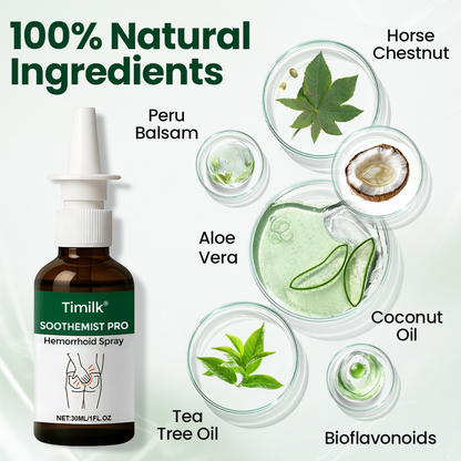 Twinsun® SootheMist PRO – Hitro olajšanje bolečin in krvavitev pri hemoroidih 🔥 100 % naravno zeliščno, brez dodatkov, certificirano s strani JAZMP 🌿