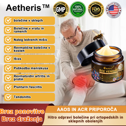 🔥 𝘈𝘦𝘵𝘩𝘦𝘳𝘪𝘴™ Krema za lajšanje artritisa s čebeljim strupom (posebej za starejše odrasle) 🦴– zadnji dan promocije: 70 % popusta 💪