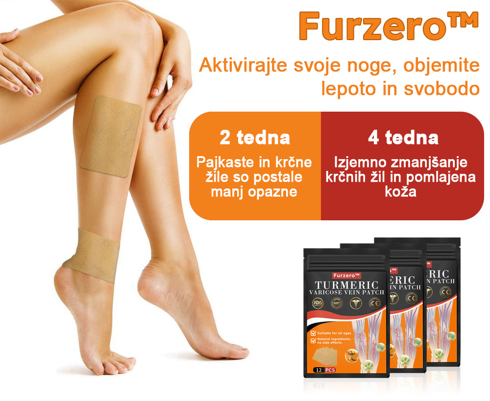 🏆𝙁𝙪𝙧𝙯𝙚𝙧𝙤™ obliž za krčne žile s kurkumo💎Časovno omejen 60 % popust💎